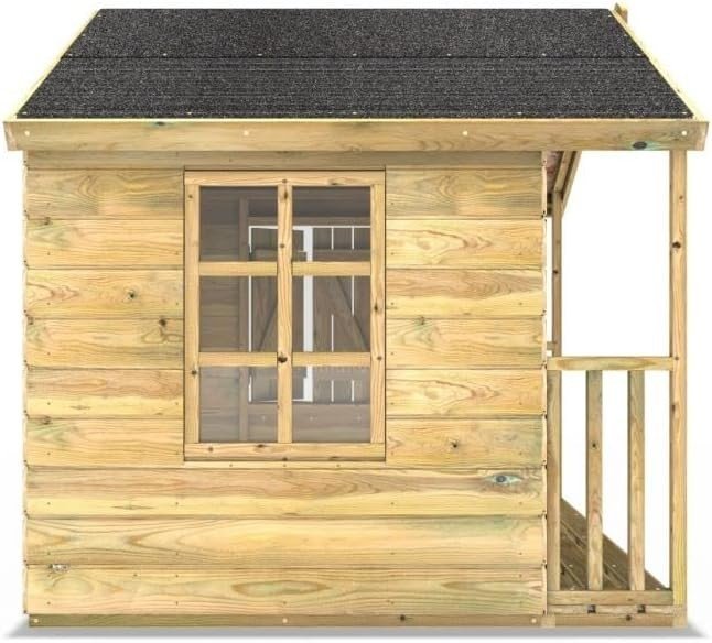 Extra Large Wooden Wendy House Kids Garden Play Shed 5ft x 5ft - Kwikley