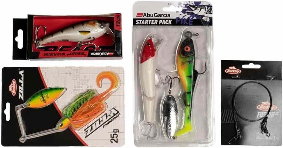 Fast Attack Fishing Rod & Reel Combo Spinning Pike Perch Zander - Kwikley