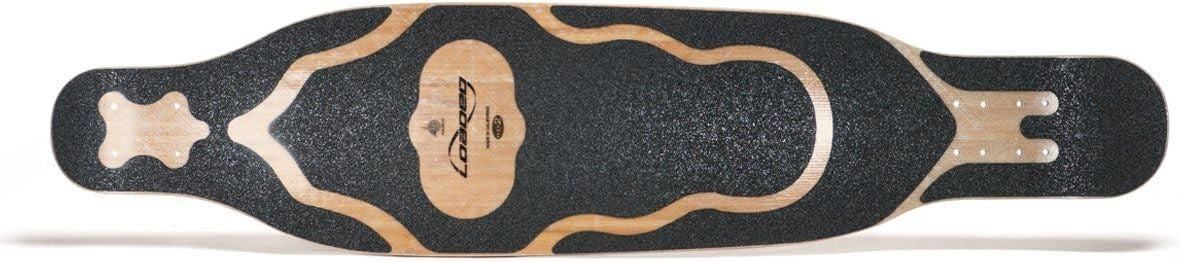 Fattail Bamboo Longboard Skateboard Deck 38" 70mm Wheels Flex 1 - Kwikley
