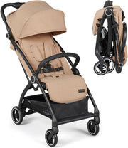 Feather - Light Baby Stroller Auto - Fold From Birth to 22kg Biscuit - Kwikley