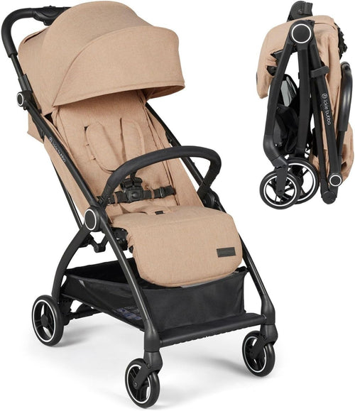 Feather - Light Baby Stroller Auto - Fold From Birth to 22kg Biscuit - Kwikley