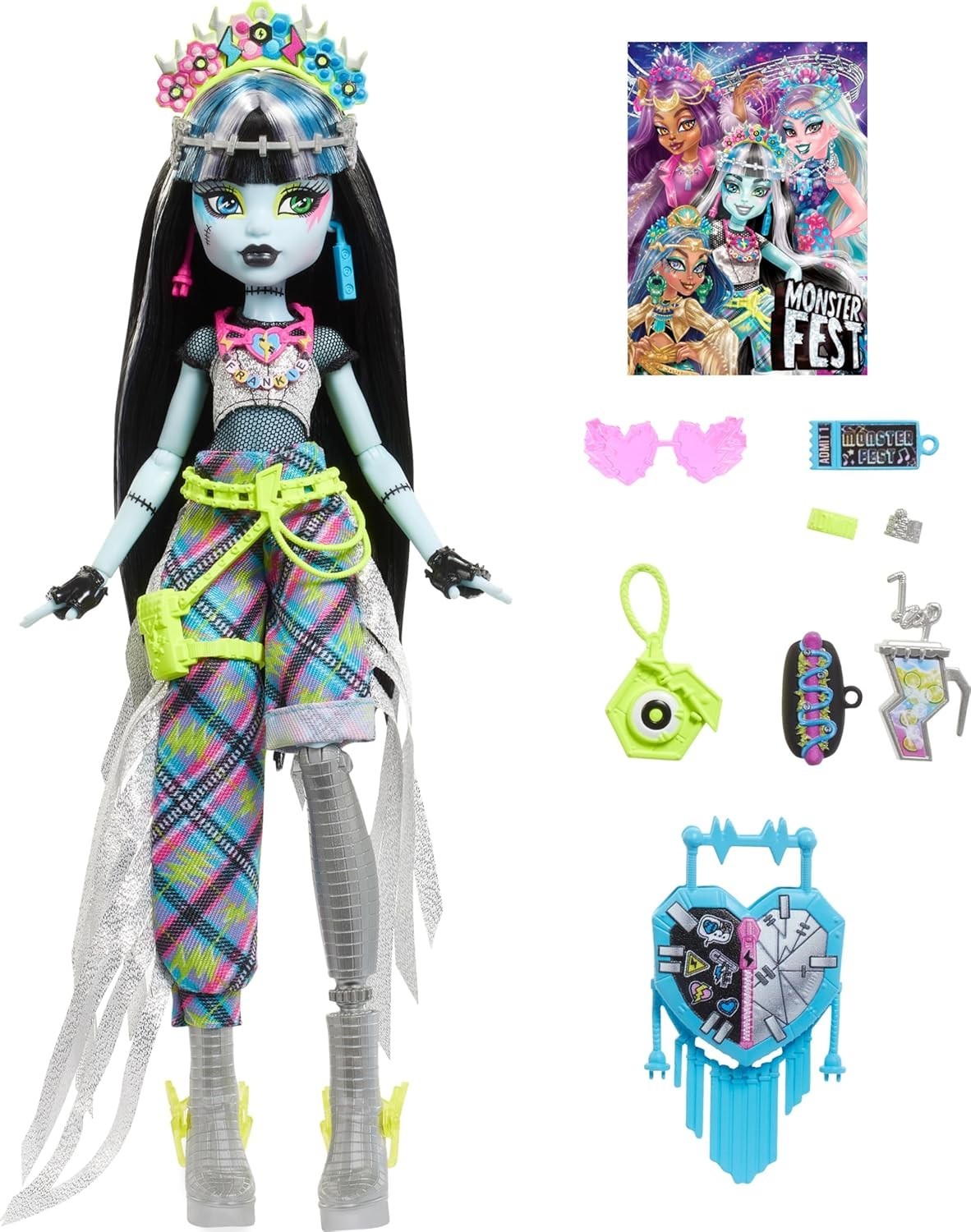 Festival Fashion Doll Glam Outfit Music Accessories Snacks Poster - Kwikley