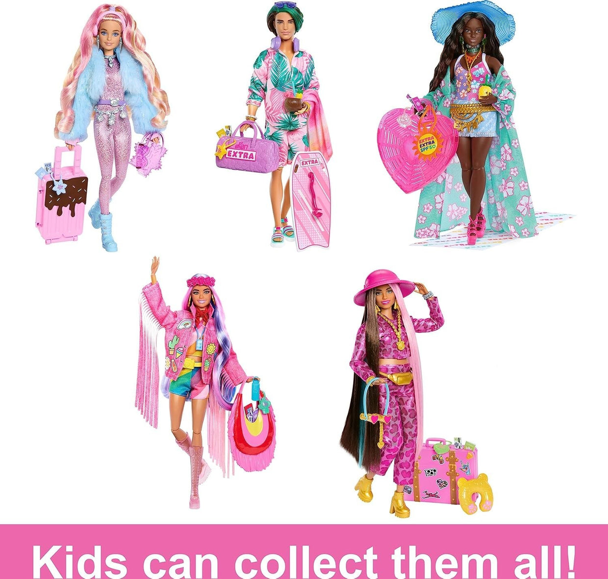 Festival Fashion Travel Doll Desert Outfit Fringe Jacket Accessories Set - Kwikley
