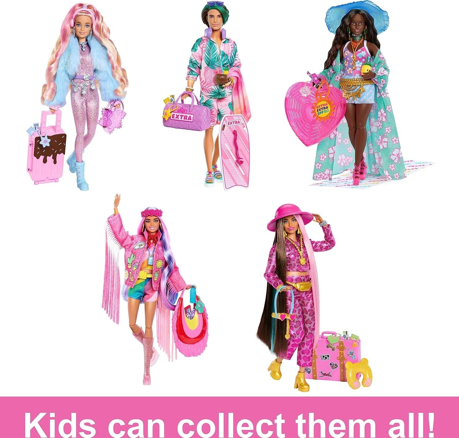 Festival Fashion Travel Doll Desert Outfit Fringe Jacket Accessories Set - Kwikley