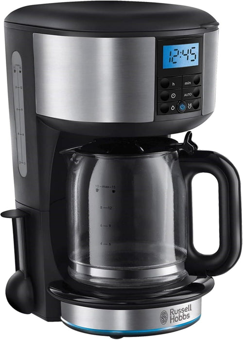 Filter Coffee Machine 1.25L Fast Brew Timer Auto Clean Keep Warm Drip Maker Home - Kwikley