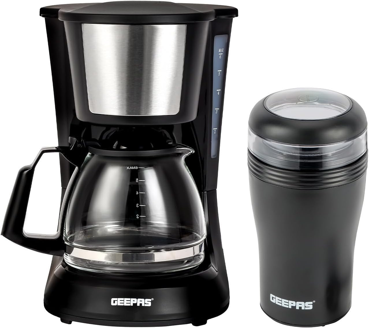 Filter Coffee Maker 750ml with Grinder Combo | 600W Fast Brew | Keep Warm - Kwikley