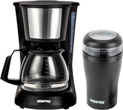 Filter Coffee Maker 750ml with Grinder Combo | 600W Fast Brew | Keep Warm - Kwikley