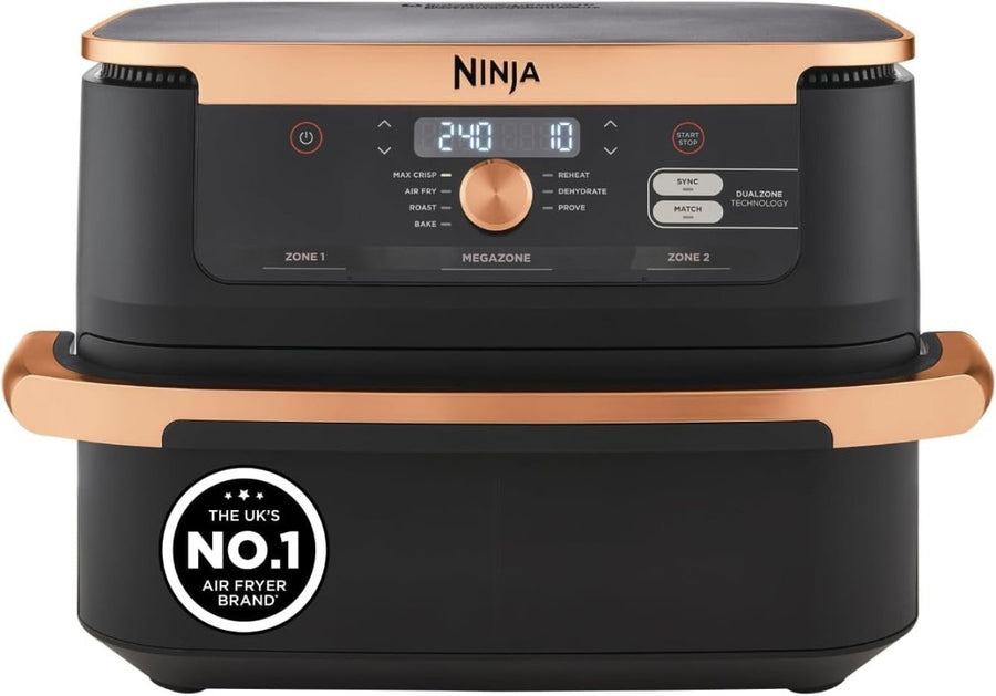 Flex Drawer Air Fryer 10.4L Dual Zone 7 - in - 1 No Oil Extra Large - Kwikley