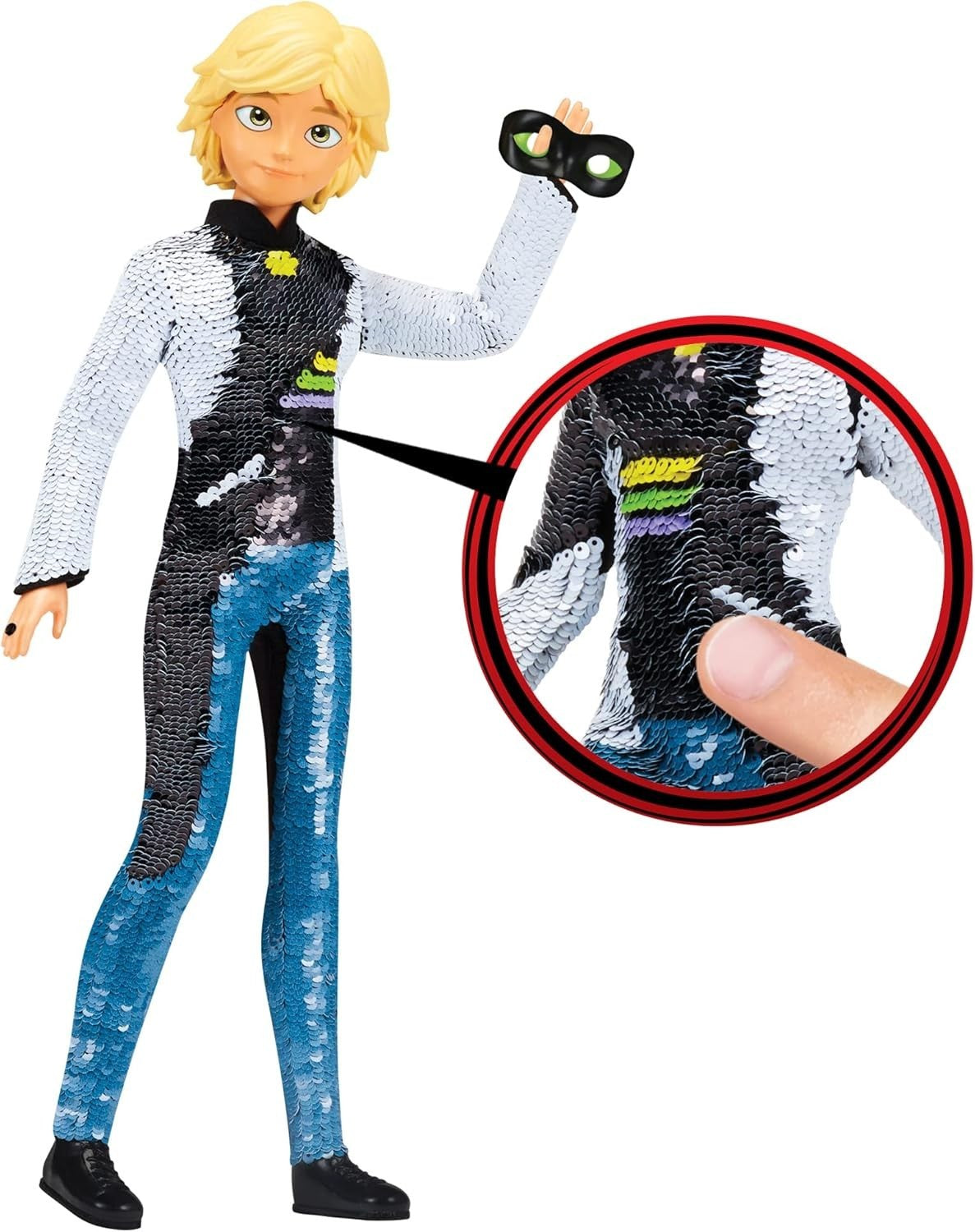 Flip Sequin Superhero Fashion Doll Transforming Outfit Play Toy - Kwikley