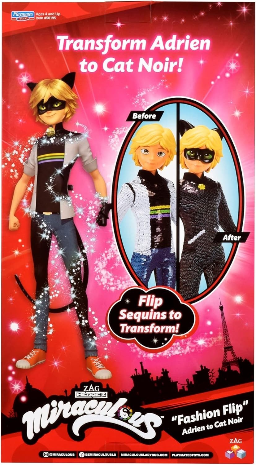 Flip Sequin Superhero Fashion Doll Transforming Outfit Play Toy - Kwikley