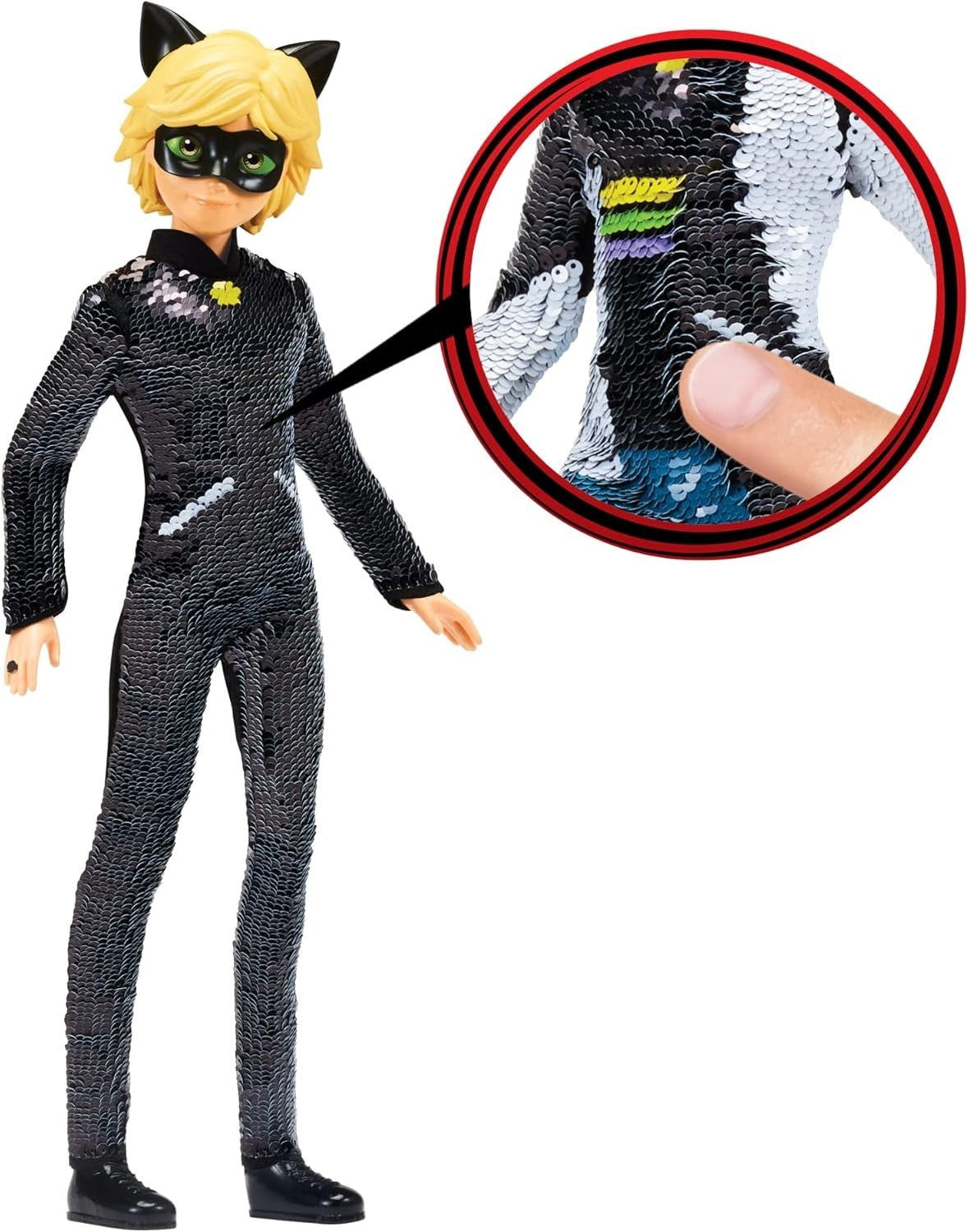 Flip Sequin Superhero Fashion Doll Transforming Outfit Play Toy - Kwikley