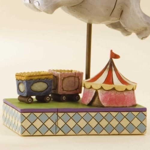 Flying Elephant Figurine Hand Painted Ornament Circus Display Collectable 11.5cm - Kwikley