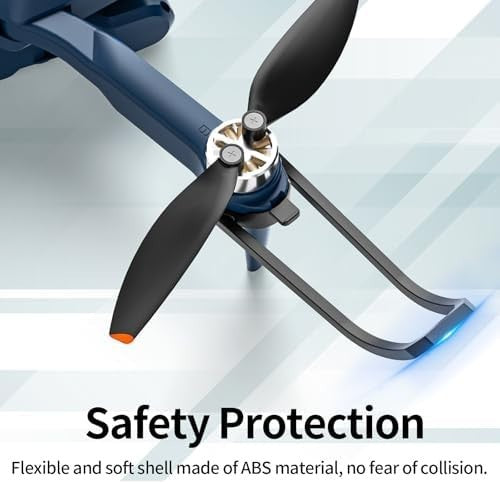Foldable 1080P HD Camera Drone with Blue LED, Gesture Control for Kids & Adults - Kwikley