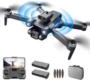 Foldable 1080P Mini Drone Toy with Brushless Motor & 2 Batteries - Kwikley