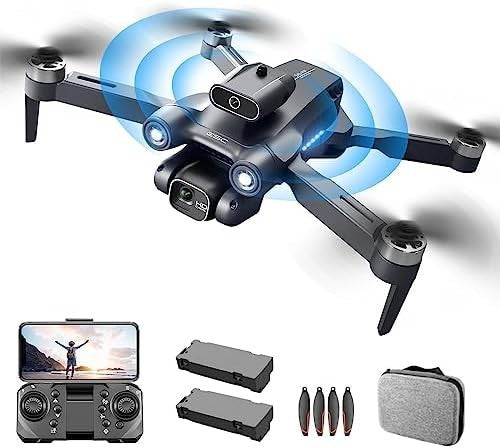 Foldable 1080P Mini Drone Toy with Brushless Motor & 2 Batteries - Kwikley