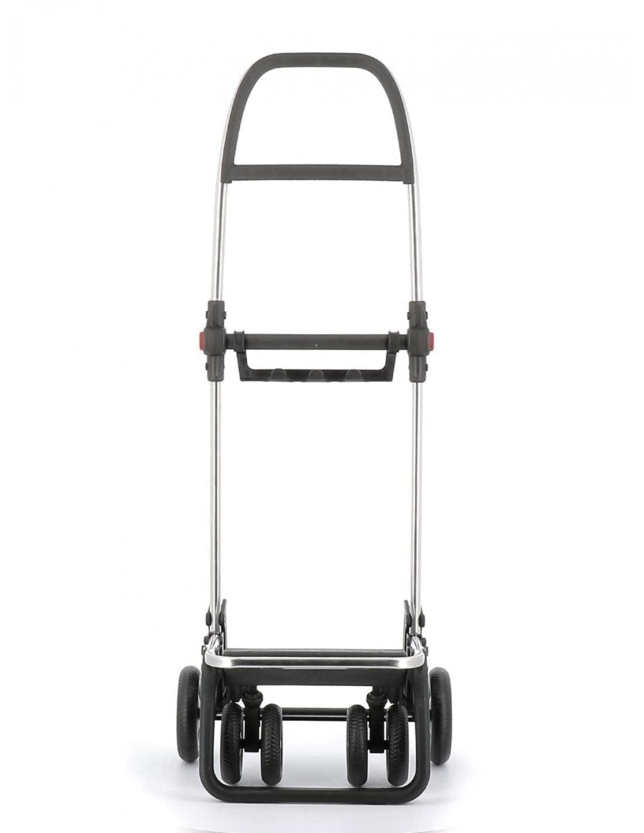 Foldable 4 - Wheel Shopping Trolley Lightweight Aluminium Laundry Cart Blue - Kwikley