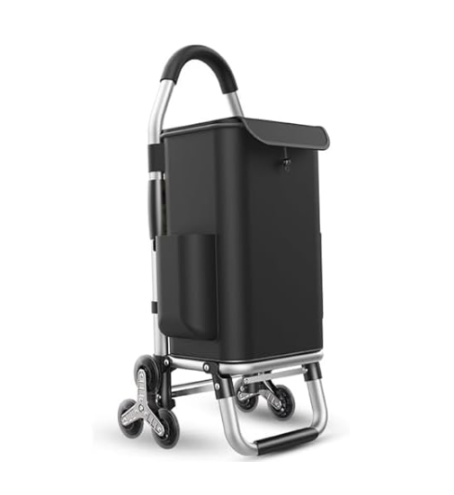Foldable 6 - Wheel Stair Climber Shopping Cart 36L Waterproof Lightweight 50kg - Kwikley