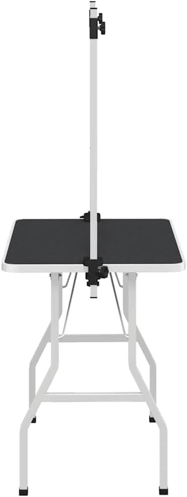 Foldable Dog Grooming Table Adjustable Non Slip Top with 2 Safety Loops - Kwikley