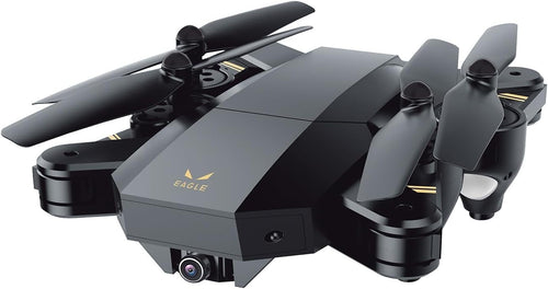 Foldable HD FPV WiFi Drone 720p Camera Compact RC Quadcopter with Stabiliser - Kwikley