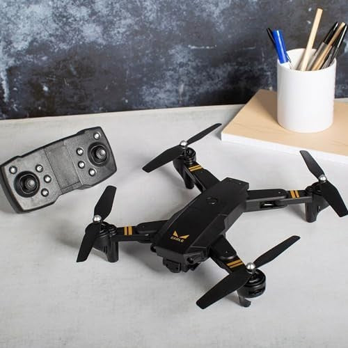 Foldable HD FPV WiFi Drone 720p Camera Compact RC Quadcopter with Stabiliser - Kwikley