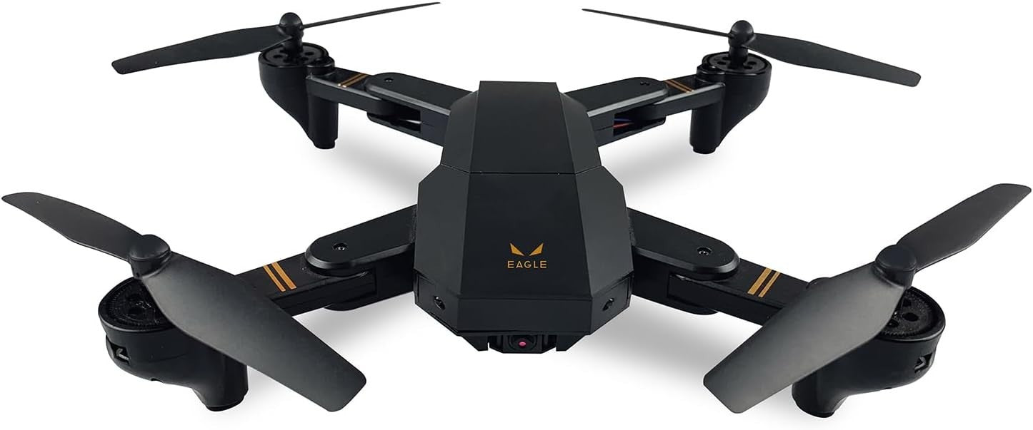 Foldable HD FPV WiFi Drone 720p Camera Compact RC Quadcopter with Stabiliser - Kwikley