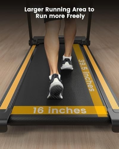 Foldable Home Treadmill with 12 HIIT Modes, 1 - 10 KM/H, LCD Display - Kwikley