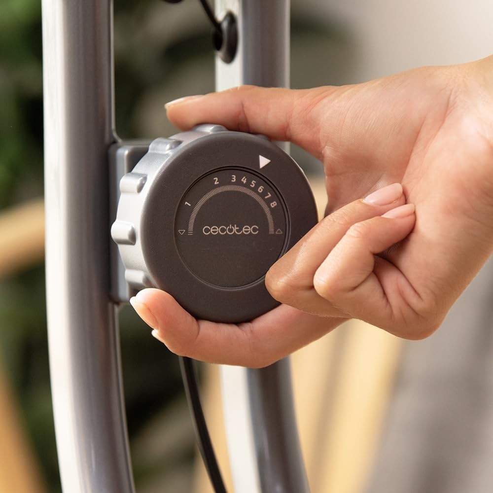 Foldable Magnetic Exercise Bike w/ 8 Resistance Levels, LCD & Pulse Monitor - Kwikley