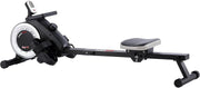 Foldable Magnetic Rower Quiet Smooth Action Adjustable Resistance Home Fitness - Kwikley