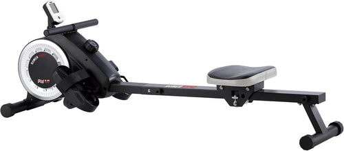 Foldable Magnetic Rower Quiet Smooth Action Adjustable Resistance Home Fitness - Kwikley