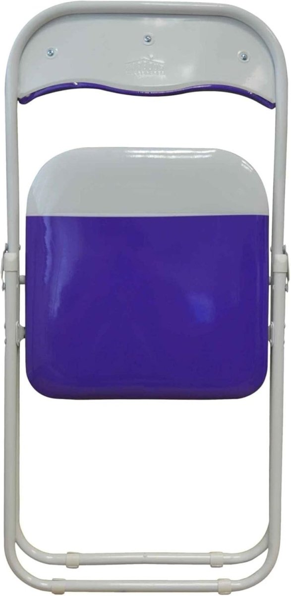 Foldable Padded Chairs Set of 2 Space Saving Metal Kitchen Dining - Kwikley