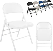 Foldable Padded Faux Leather Chair – Office, Home, Indoor & Outdoor Use - Kwikley