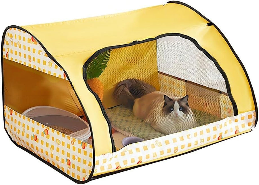 Foldable Pet Playpen Medium Cat Dog Crate Portable Indoor Outdoor Travel Tent - Kwikley