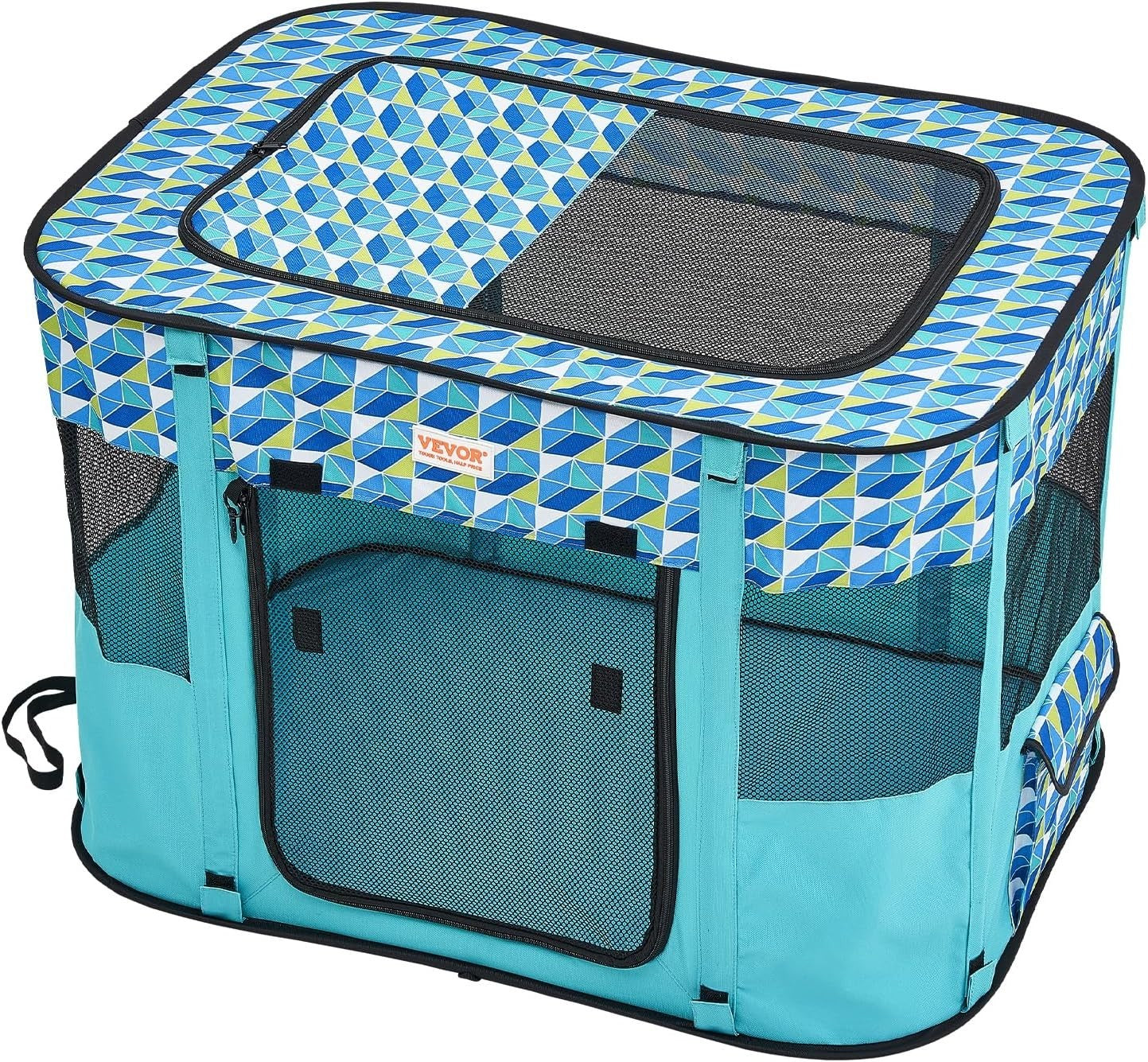 Foldable Portable Pet Playpen 32"x24"x22" Dog Cat Crate 600D Oxford Fabric - Kwikley