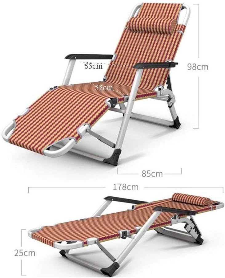 Foldable Reclining Outdoor Sun Lounger Daybed with Breathable Fabric - Kwikley