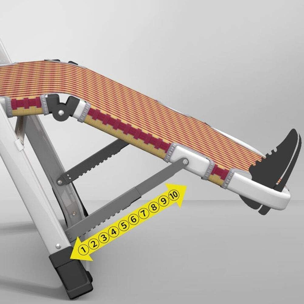 Foldable Reclining Outdoor Sun Lounger Daybed with Breathable Fabric - Kwikley