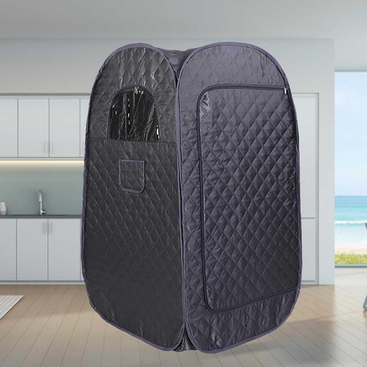 Foldable Sauna Tent Only – Full Body Home Spa Box, No Steamer, Portable - Kwikley