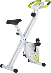 Foldable Silent Exercise Bike w/ LCD Screen, Pulse Sensors & 8 Resistance Levels - Kwikley