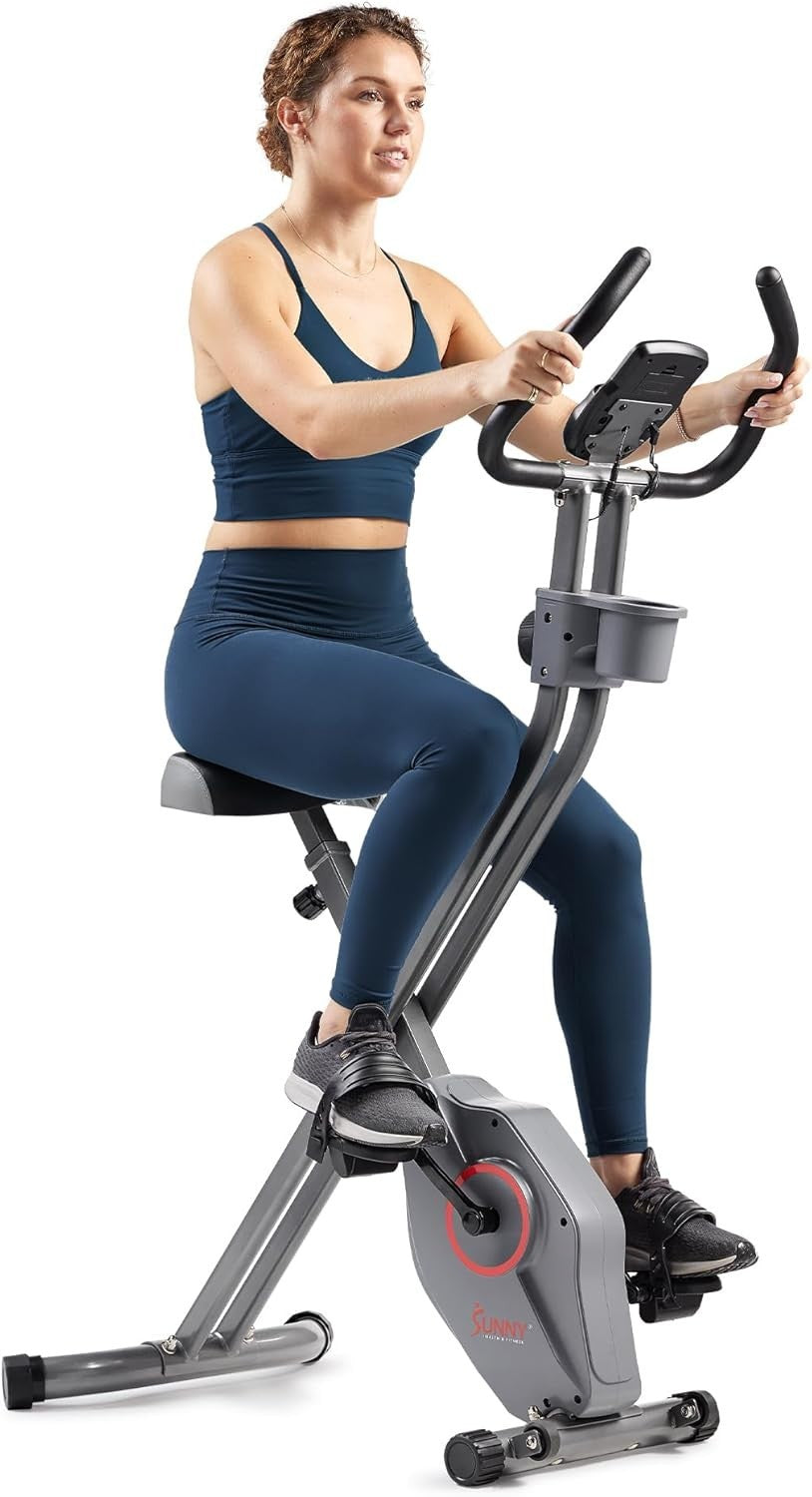 Foldable Smart X - Bike Home Exercise Bike Magnetic Resistance Bluetooth App - Kwikley