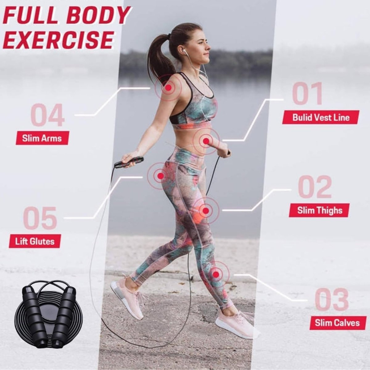 Foldable Squat Ab Rowing Machine Full Body Home Workout Trainer - Kwikley
