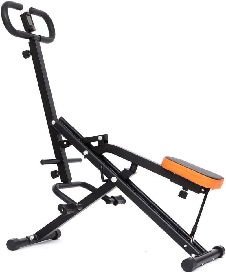 Foldable Squat Machine LCD Monitor Home Gym Trainer 265LBS Capacity - Kwikley