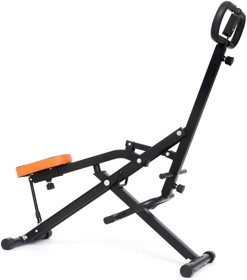 Foldable Squat Machine LCD Monitor Home Gym Trainer 265LBS Capacity - Kwikley