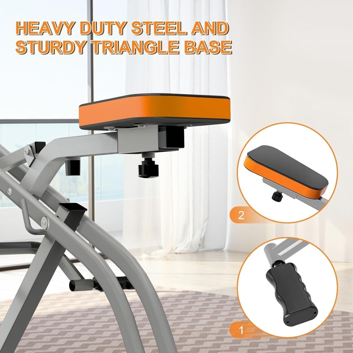 Foldable Squat Machine Row Trainer Home Gym Glutes Legs Core - Kwikley