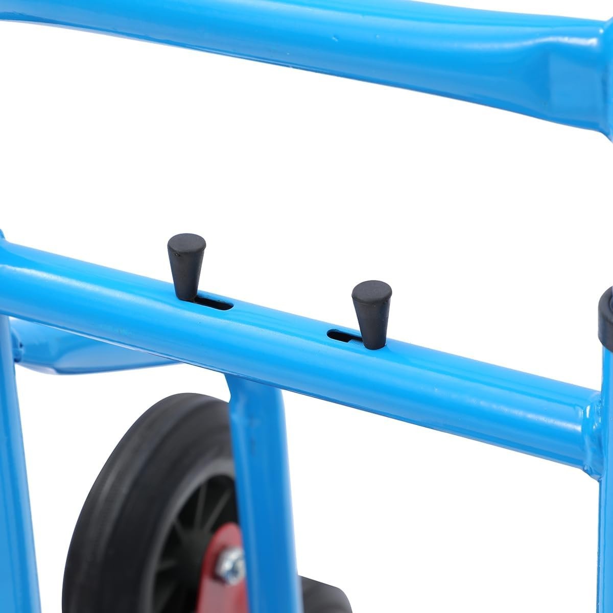 Foldable Stair Climber Hand Truck 200kg 6 - Wheel Telescopic Handle Red - Kwikley