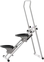 Foldable Stair Climber Step Machine Height Adjustable LCD Home Fitness - Kwikley