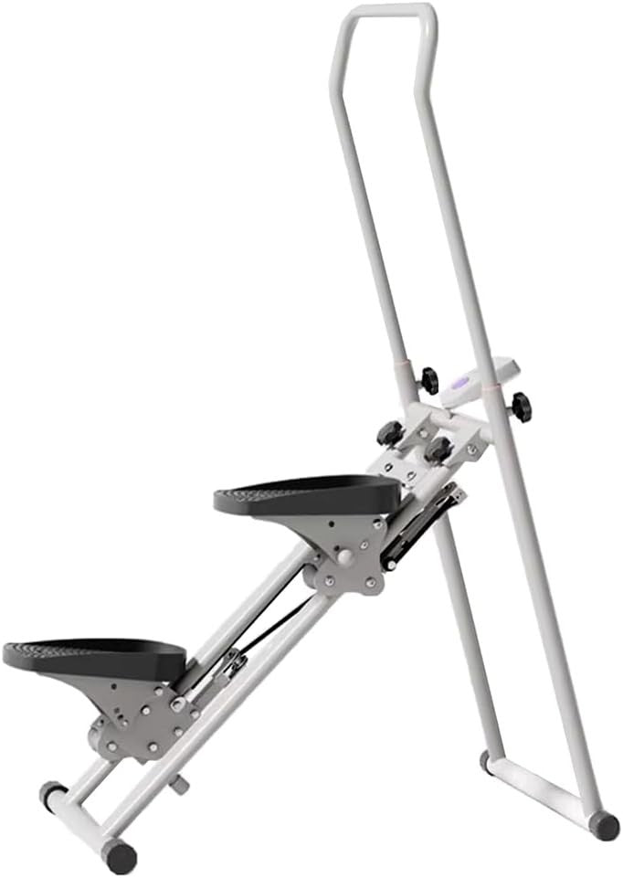 Foldable Stair Climber Step Machine Height Adjustable LCD Home Fitness - Kwikley