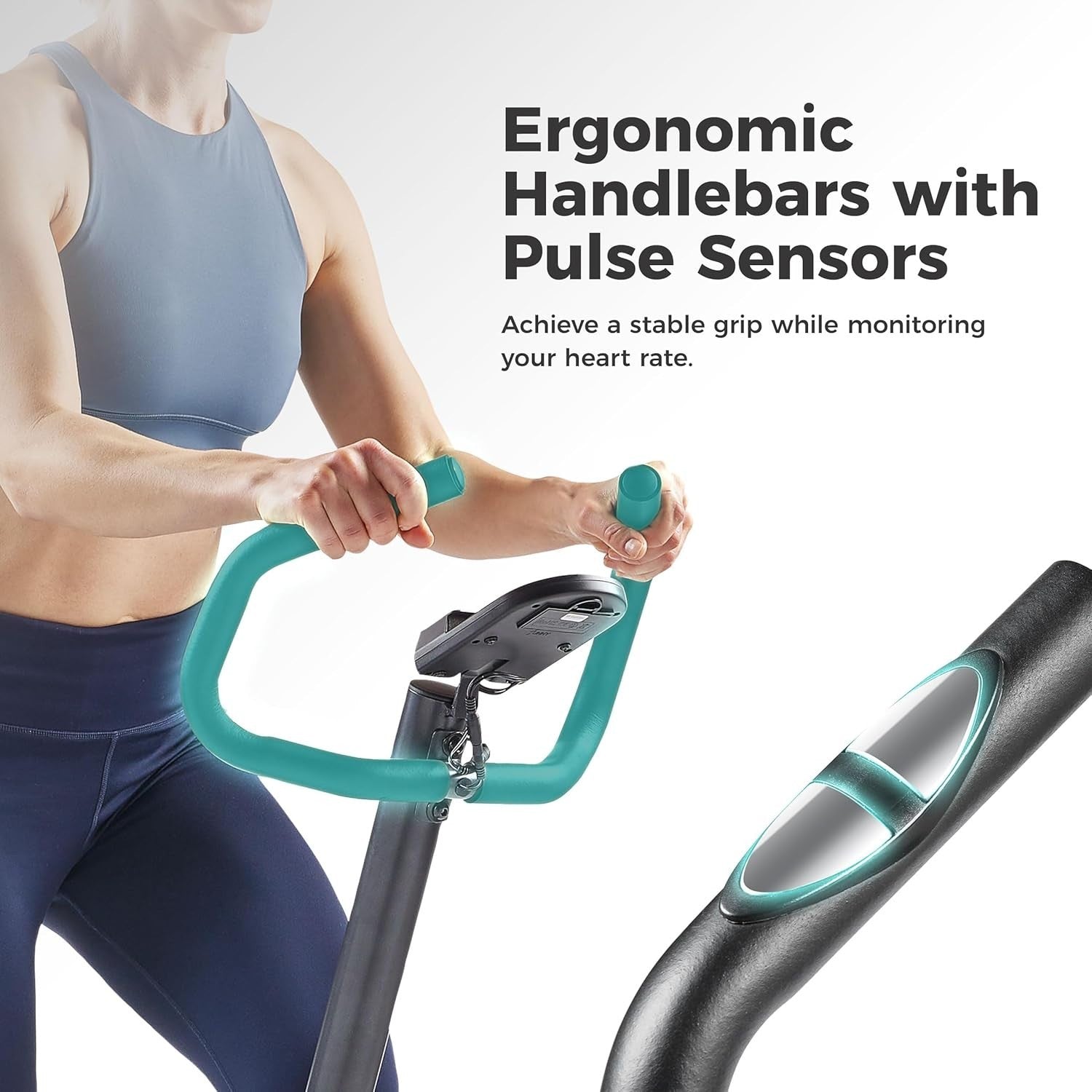 Foldable Stair Stepper w/ Adjustable Height, LCD Monitor & Heart Rate - Kwikley
