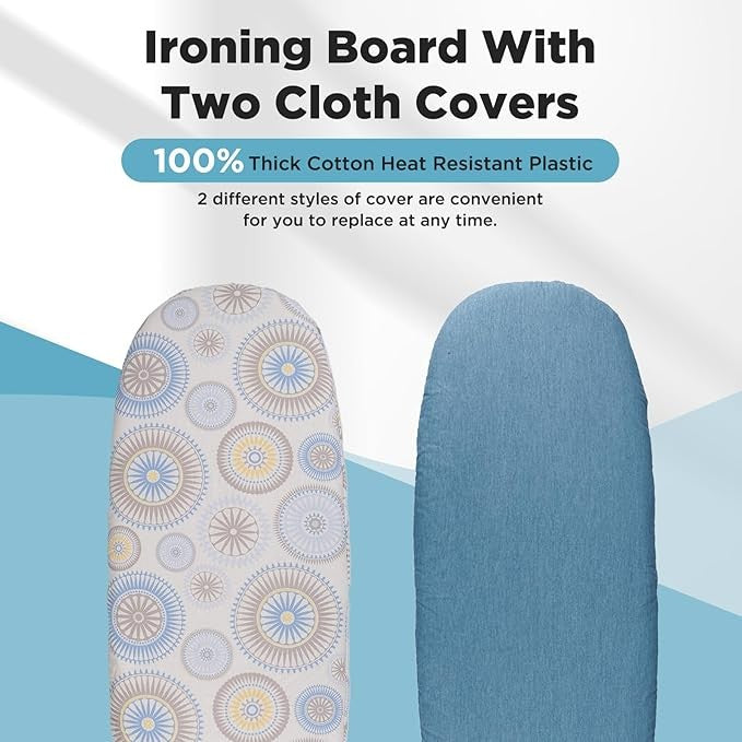 Foldable Tabletop Ironing Board Compact Non Slip Steam Iron Rest 82x32cm - Kwikley