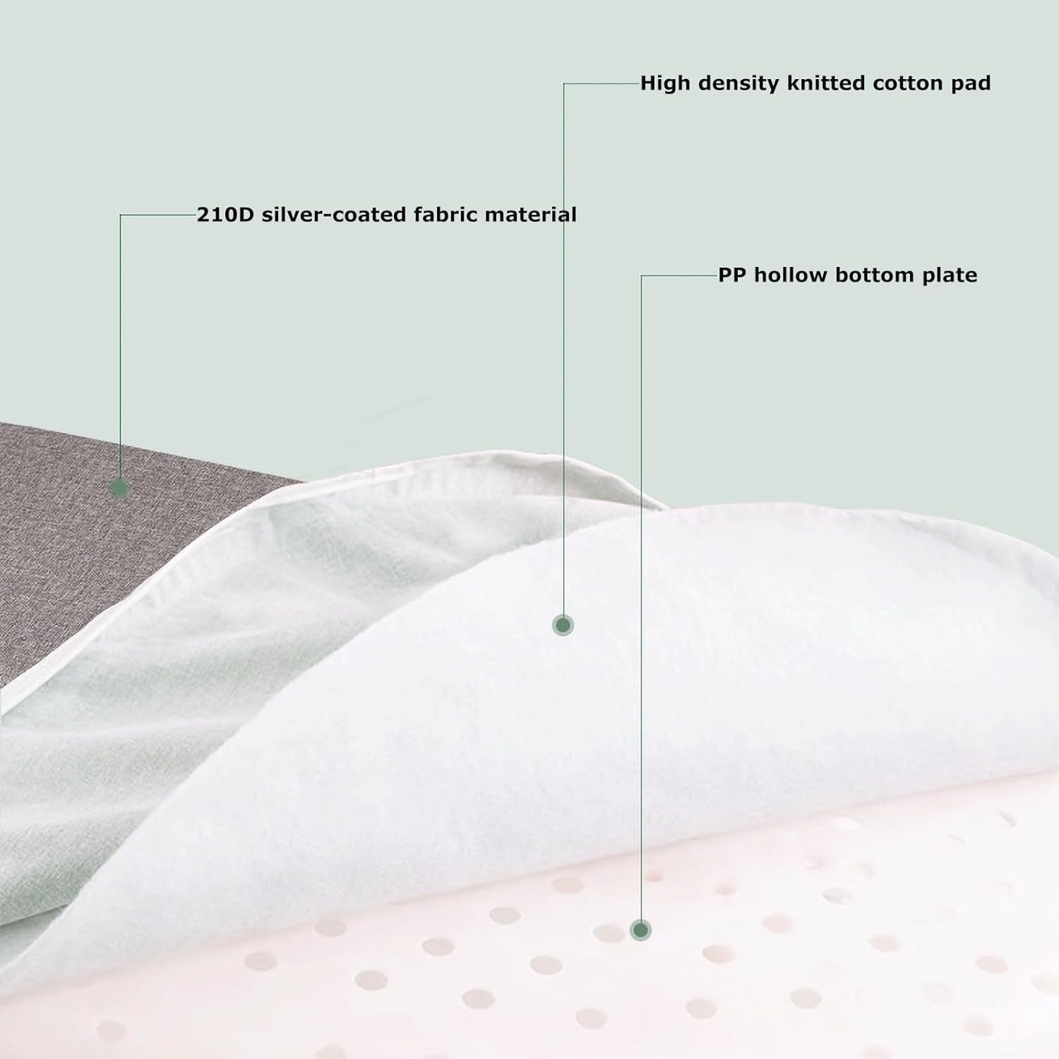 Foldable Tabletop Ironing Board with Legs Detachable Washable Cover - Kwikley