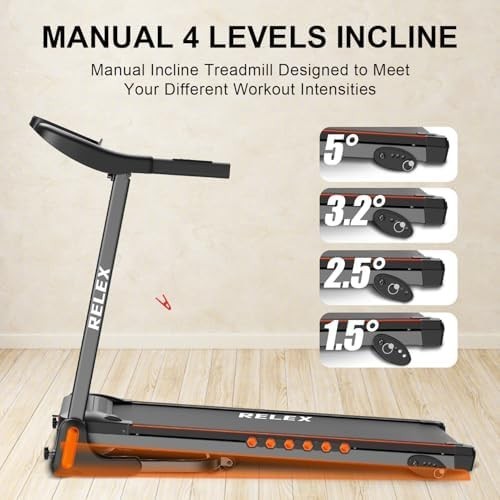 Foldable Treadmill Walking Pad 14km/h 2.5HP 12 Programs Home Gym - Kwikley