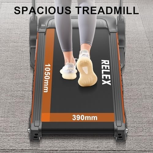 Foldable Treadmill Walking Pad 14km/h 2.5HP 12 Programs Home Gym - Kwikley